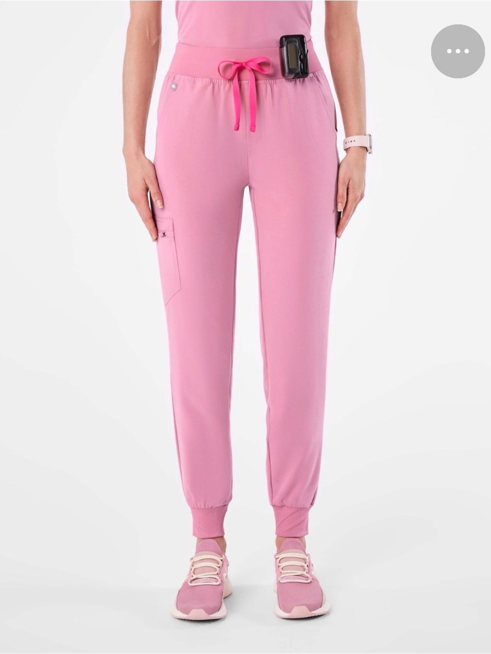 Figs Women's Track Pants & Joggers Set in Light Pink - Picture 2 of 2